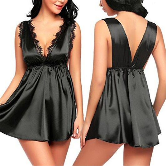 Women Sexy Bra Nightdress Nightwear Lingerie